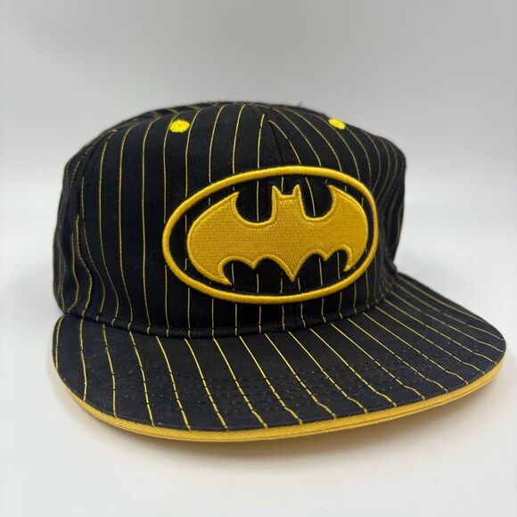 DC Comics Six Flags Batman Flat Brim Adult Cap - Picture 1 of 4